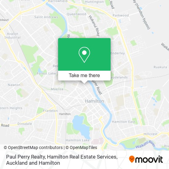 Paul Perry Realty, Hamilton Real Estate Services map