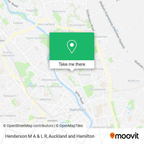 Henderson M A & L R map