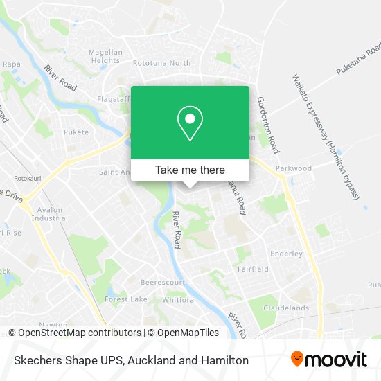 Skechers Shape UPS map
