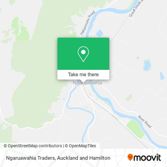 Ngaruawahia Traders map