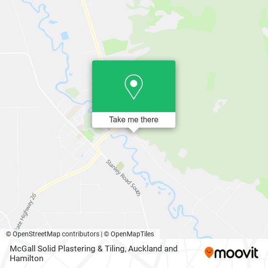 McGall Solid Plastering & Tiling map
