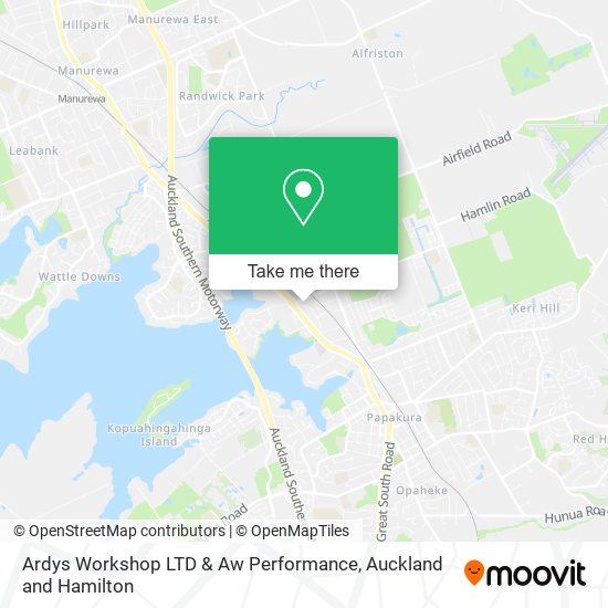 Ardys Workshop LTD & Aw Performance map