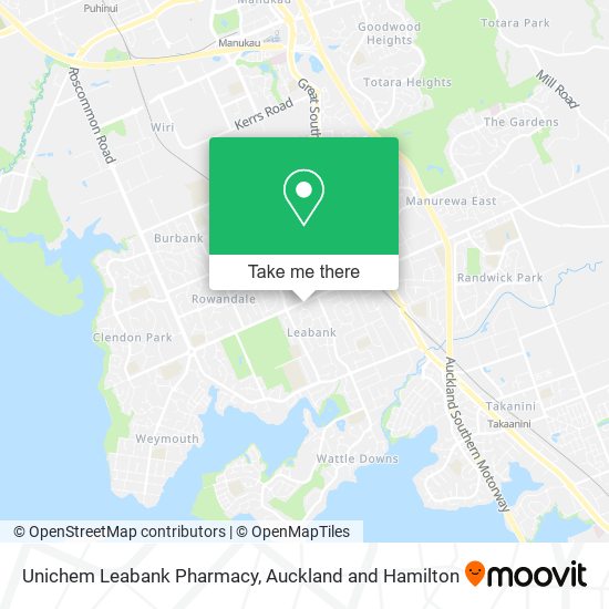 Unichem Leabank Pharmacy map