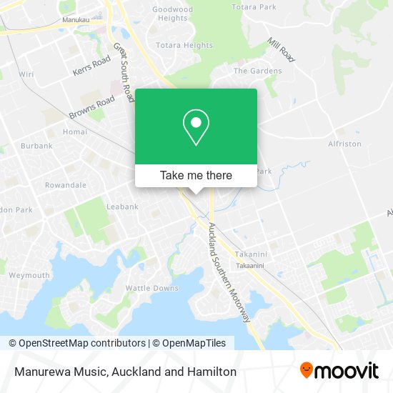 Manurewa Music map