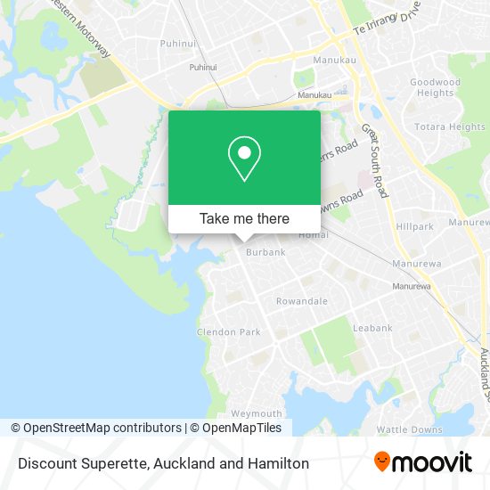 Discount Superette map