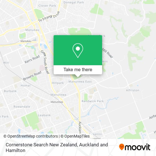 Cornerstone Search New Zealand地图