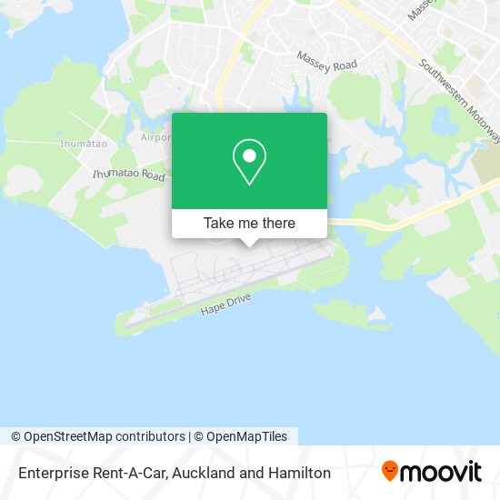 Enterprise Rent-A-Car map