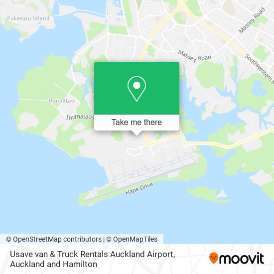 Usave van & Truck Rentals Auckland Airport地图