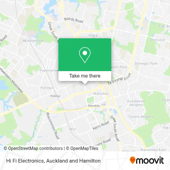 Hi Fi Electronics map