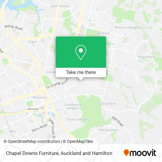 Chapel Downs Furniture map