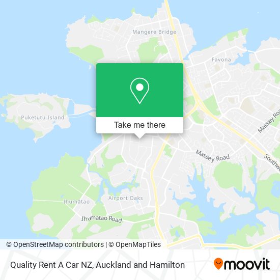 Quality Rent A Car NZ map