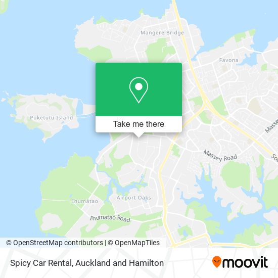 Spicy Car Rental map