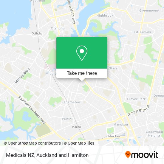 Medicals NZ地图