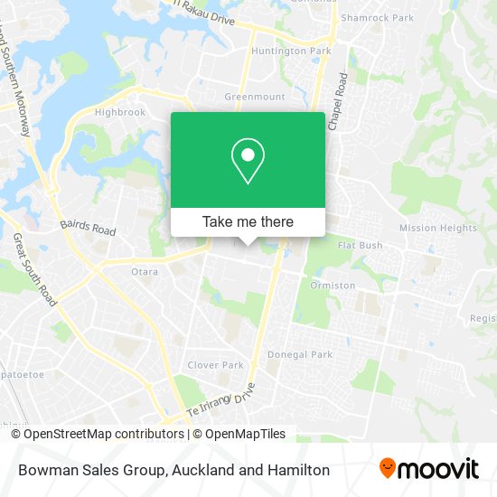 Bowman Sales Group map