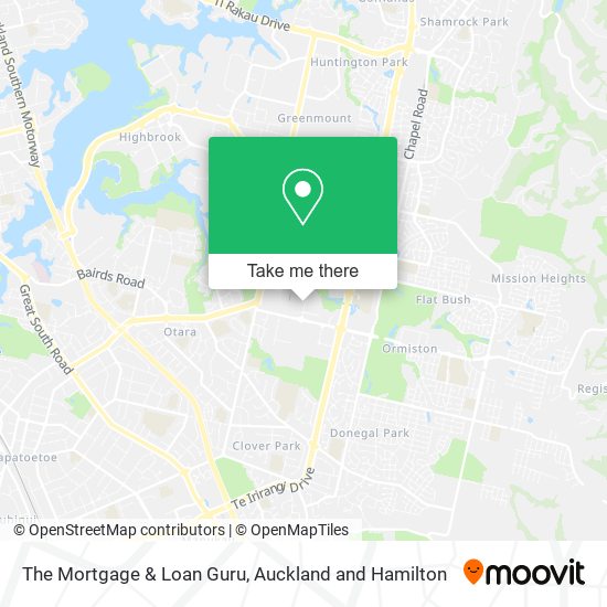 The Mortgage & Loan Guru map