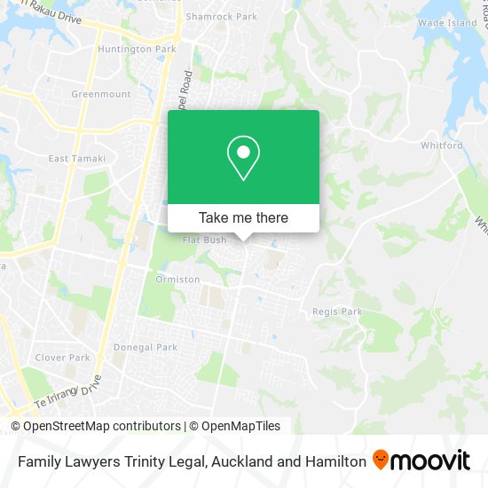 Family Lawyers Trinity Legal map