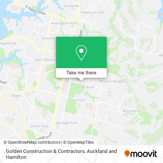 Golden Construction & Contractors map