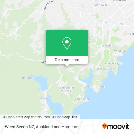 Weed Seeds NZ map