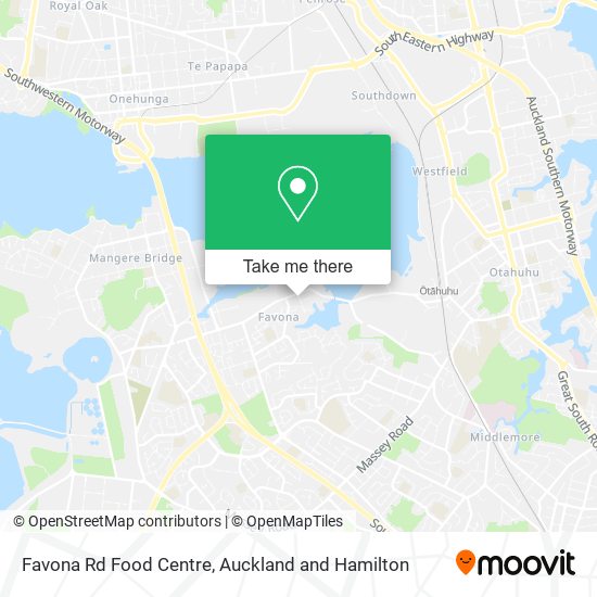 Favona Rd Food Centre map