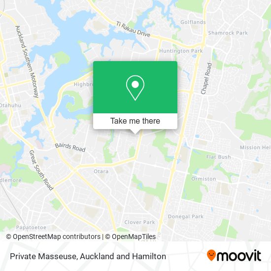 Private Masseuse map