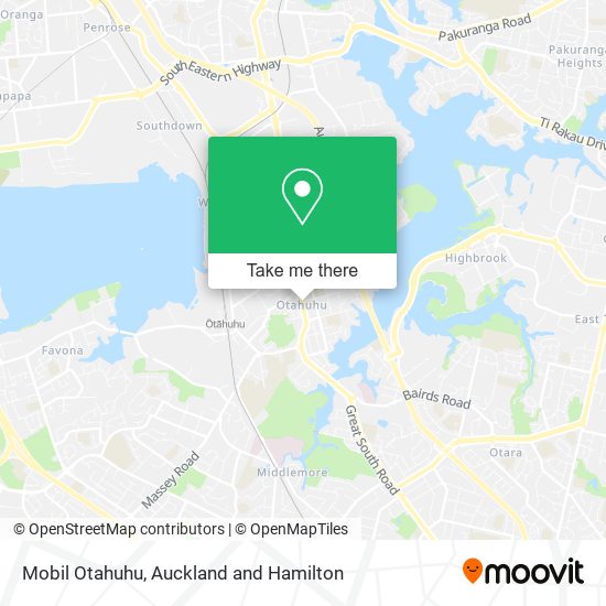 Mobil Otahuhu map