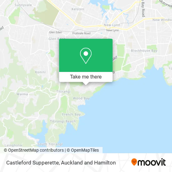 Castleford Supperette map