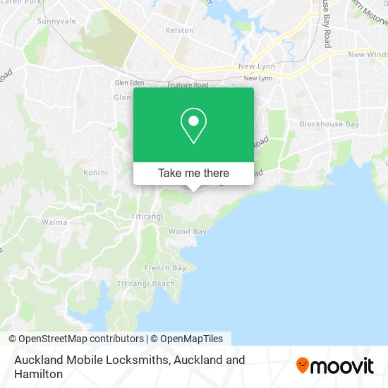 Auckland Mobile Locksmiths map