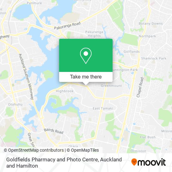 Goldfields Pharmacy and Photo Centre map