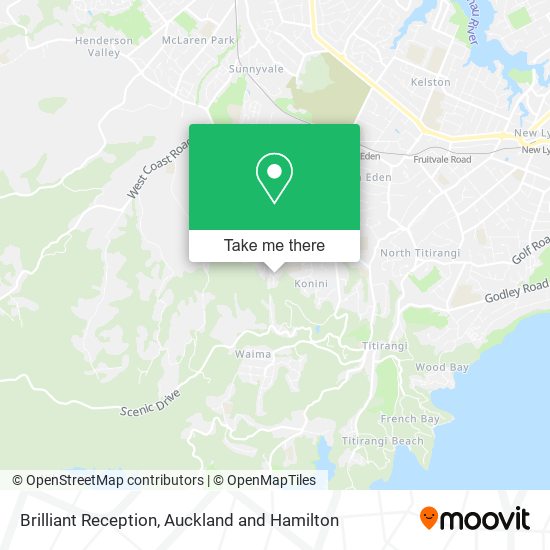 Brilliant Reception map