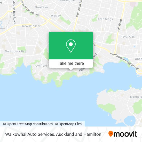 Waikowhai Auto Services map