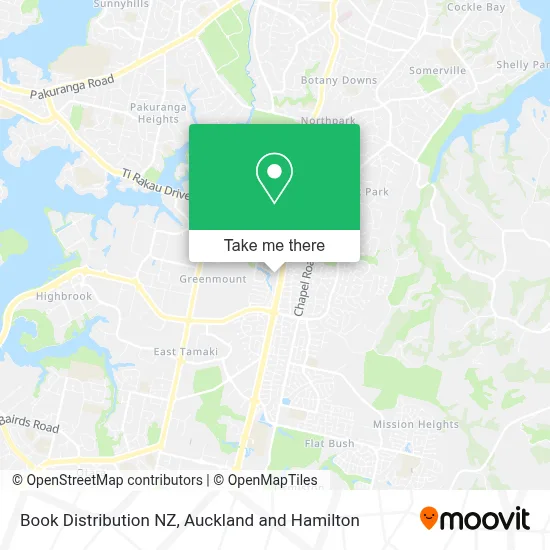 Book Distribution NZ map