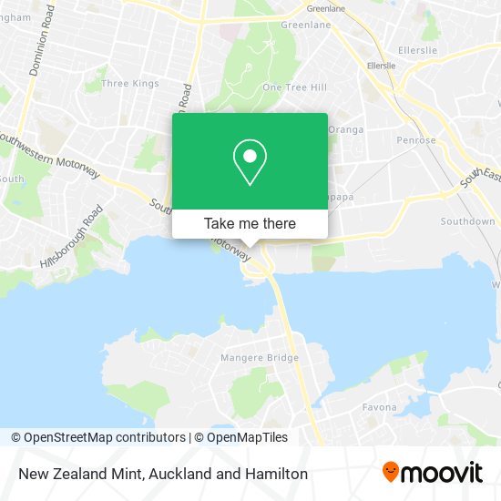 New Zealand Mint地图