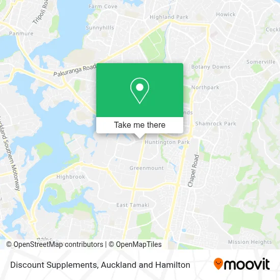 Discount Supplements map