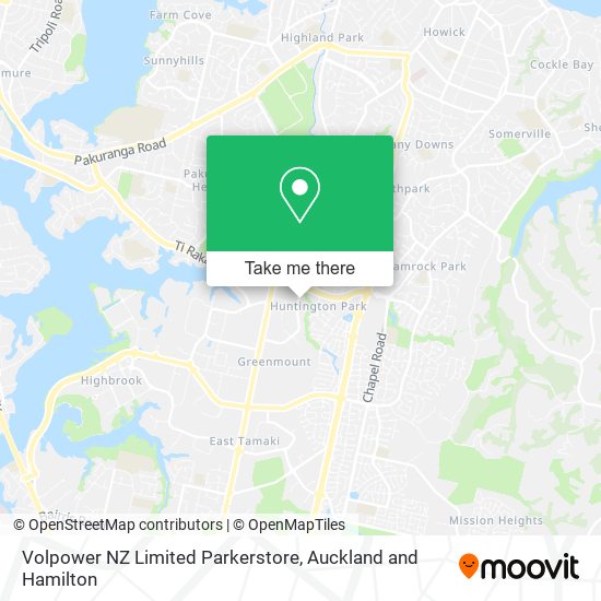 Volpower NZ Limited Parkerstore map