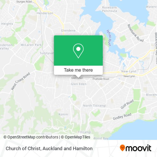 Church of Christ map