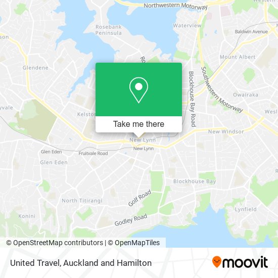 United Travel map