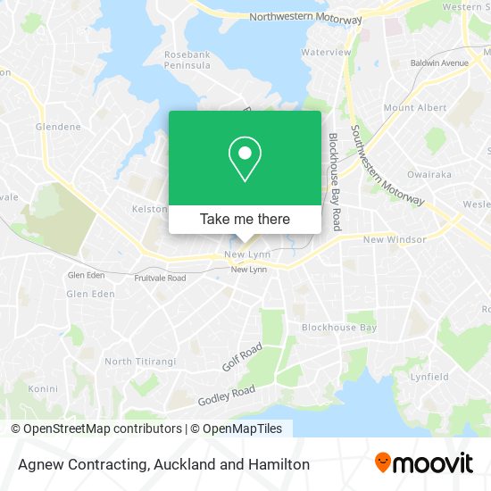 Agnew Contracting map