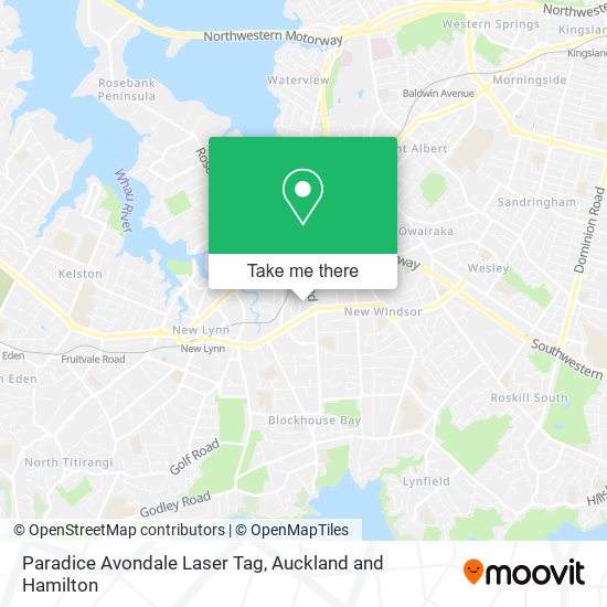 Paradice Avondale Laser Tag map