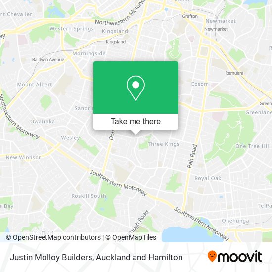 Justin Molloy Builders map