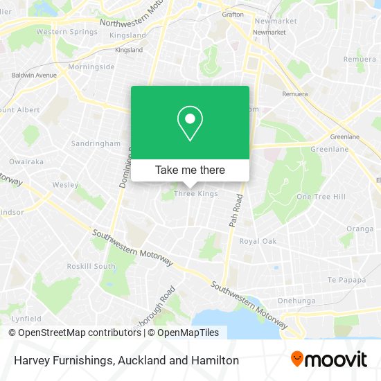 Harvey Furnishings map