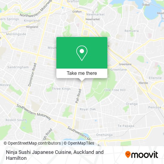 Ninja Sushi Japanese Cuisine map