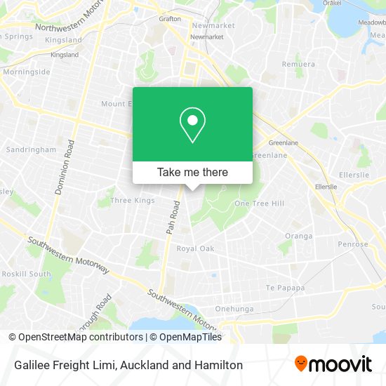 Galilee Freight Limi map