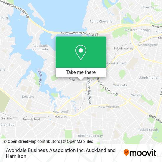 Avondale Business Association Inc map