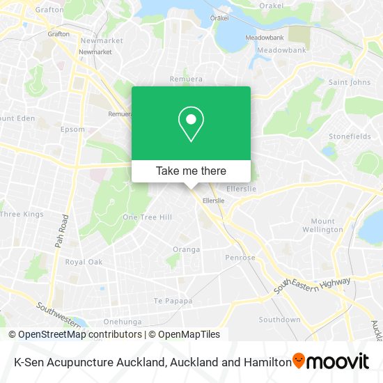 K-Sen Acupuncture Auckland地图