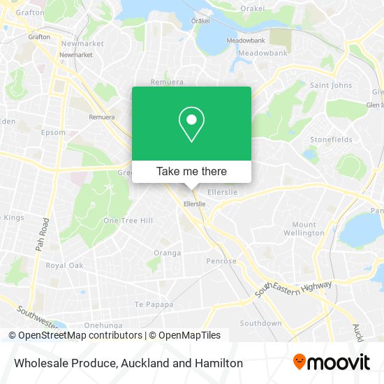 Wholesale Produce map