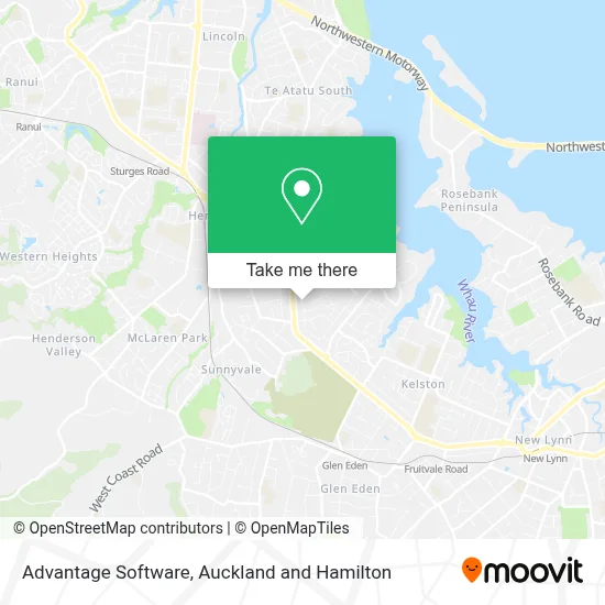 Advantage Software map