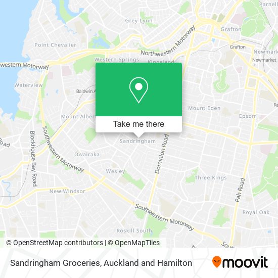 Sandringham Groceries map