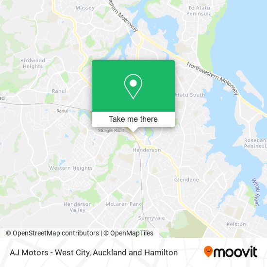 AJ Motors - West City map