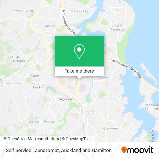 Self Service Laundromat map