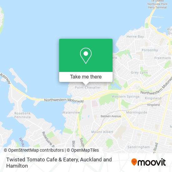 Twisted Tomato Cafe & Eatery map